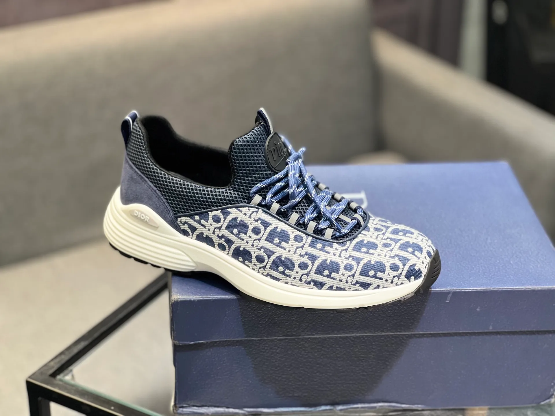 Men's shoes 💰400 [Dior] popular men's shoes, imported mesh splicing material, really inside. Original sole provided by the original factory, 38-45 (45 customized, non-refundable)